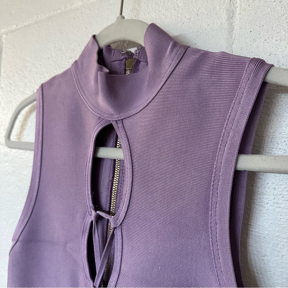 HOUSE OF CB LONDON Women's M Lavender Purple Bodycon Midi Dress - Picture 5 of 8